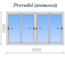 Остекление балкона WDS